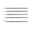Brownells Dental Explorers Set, Stainless Steel Pack of 5