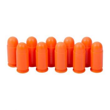 Precision Gun Specialties 9MM Makarov Dummy Rounds, Orange 10 Per Pack