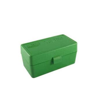 MTM Ammo Boxes Rifle 22 Benchrest Rem-353 Remington 50 Round, Green