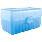 MTM AMMO BOXES RIFLE 22-250 REMINGTON 50 ROUND, BLUE