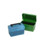 MTM AMMO BOXES RIFLE 6.5X284 WINCHESTER 50 ROUND, BLUE