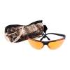 Pyramex Safety Products Amber Blue/Bronze/Clear/Orange Pyramex Shooting Glasses, Polycarbonate Black