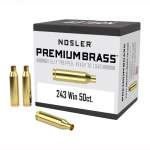 NOSLER 243 WINCHESTER BRASS 50 PER BOX