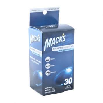 MACKS LENS WIPES (LENS WIPES CLEANING TOWLETTES, 30PK)