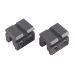 BKL TECHNOLOGIES 2-PIECE DOVETAIL TO WEAVER ADAPTER MOUNT ALUMINUM BLACK