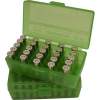 MTM Ammo Boxes Pistol Green 9MM 380 Green 50 Round, Green