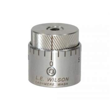 L.E. Wilson Micro-Adjustable Bullet Seater Cap