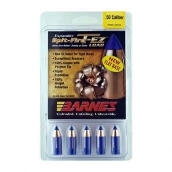 Barnes Bullets Muzzleloader Bullets 50 Caliber 250 Grain T-EZ FB 15 Per box