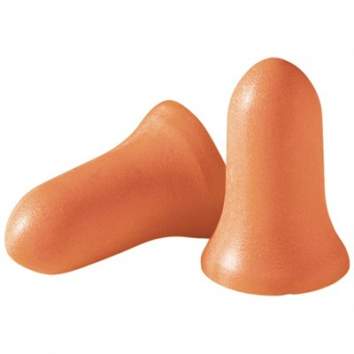 Howard Leight Foam Ear Plug 50 CT With Cord, Orange Pack of 50