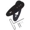 JONES UNIVERSAL RIFLES THROUGH-THE-PAD ADJUSTER ALUMINUM BLACK