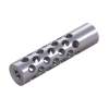 Shrewd #1 Muzzle Brake 22 Caliber 1/2-28, Chrome Moly Steel Silver