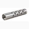 Shrewd #01 Muzzle Brake 22 Caliber 7/16-28, Stainless Steel Silver