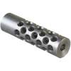 Shrewd #2 Muzzle Brake 22 Caliber 1/2-28, Stainless Steel Silver