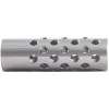 Shrewd #3 Muzzle Brake 22 Caliber 9/16-24, Stainless Steel Silver