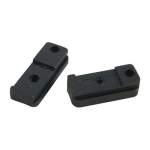 TALLEY REMINGTON 700 EXTENSION FRONT/STD REAR TALLEY BASES, STEEL BLACK