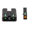 Truglo TFX Pro Set Glock 17/17L/19/22/23/24/26/27/33/34/35/38/39 Green/Orange