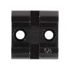 WEAVER #68 WEAVER-STYLE BASES, ALUMINUM BLACK