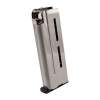 Wilson Combat 1911 Compact Elite Tactical Mag 9MM 8 Round Flush Fit Base, Stainless Steel Silver