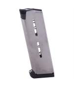 Wilson Combat Officers Springfield Compact .45 ACP 7 Round Magazine, Stainless Steel Silver
