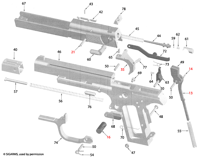 Sig Sauer M400 Parts Diagram